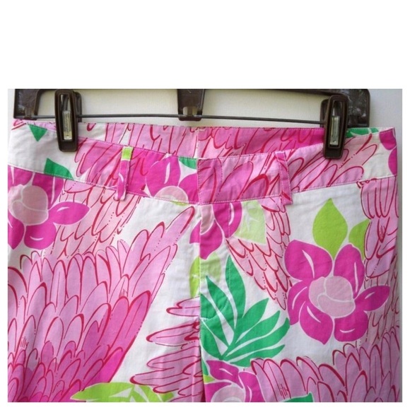 LILLY PULITZER Port of Caw  ankle prep crop Pants 2 preppy white label 🌴 - Picture 4 of 4